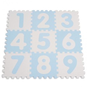 Παζλ Δαπέδου με Αριθμούς 9τμχ Μπλε Sunta Toys