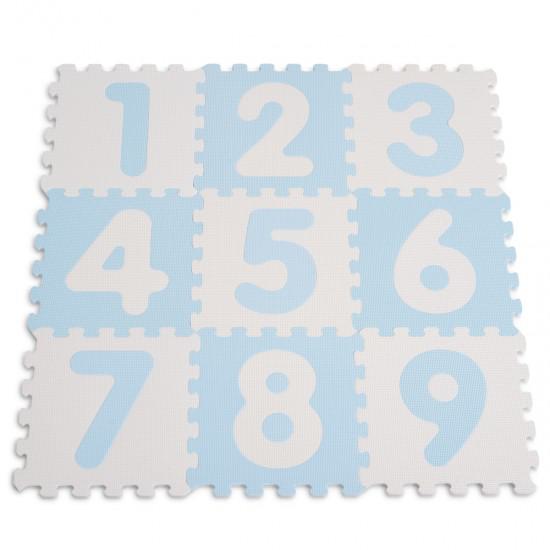 Παζλ Δαπέδου με Αριθμούς 9τμχ Μπλε Sunta Toys