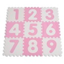 Παζλ Δαπέδου με Αριθμούς 9τμχ Ροζ Sunta Toys