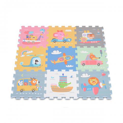 Παζλ Δαπέδου Transportation 9τμχ Moni 3087