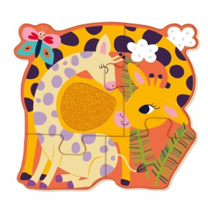 Πάζλ Ξύλινα Touch Ζούγκλα 4τμχ Avenir Πάζλ Ξύλινα Touch Ζούγκλα 4τμχ Avenir