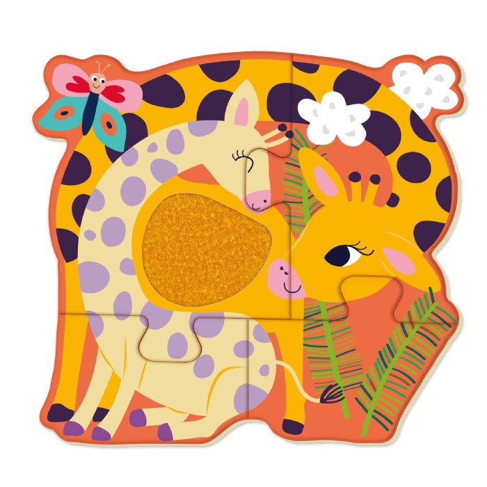 Πάζλ Ξύλινα Touch Ζούγκλα 4τμχ Avenir Πάζλ Ξύλινα Touch Ζούγκλα 4τμχ Avenir