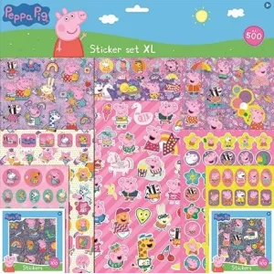 Peppa Pig Σετ αυτοκόλλητων XL Peppa Pig Σετ αυτοκόλλητων XL