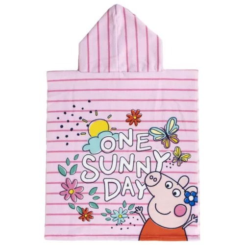 Peppa Pig Sunny Day Παιδικό Πόντσο  55x110cm