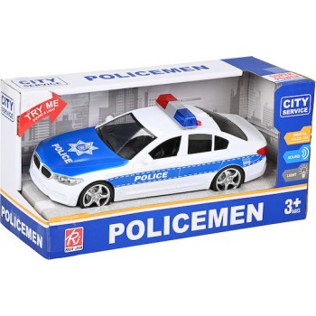 Περιπολικό Pull Back με Φώτα & Ήχους Martin Toys