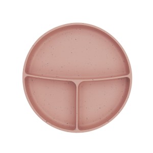 Πιάτο Με Χωρίσματα Platinum Silicone Blush Kikka Boo