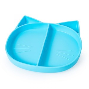 Πιάτο Σιλικόνης Μπλε Αλεπού Με Χωρίσματα Baby Wise