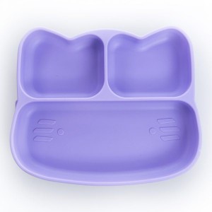 Πιάτο Σιλικόνης Γατούλα Με Χωρίσματα Baby Wise