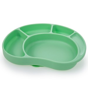 Πιάτο Σιλικόνης με Χωρίσματα Ελεφαντάκι Τιρκουάζ BabyWise