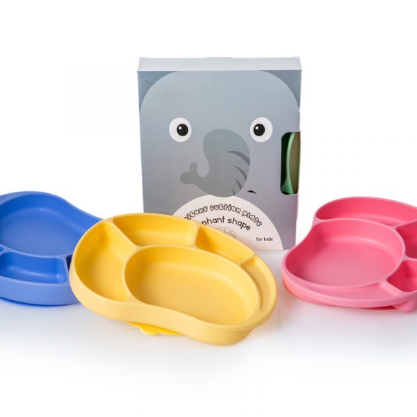 Πιάτο Σιλικόνης με Χωρίσματα Ελεφαντάκι Τιρκουάζ BabyWise Πιάτο Σιλικόνης με Χωρίσματα Ελεφαντάκι Τιρκουάζ BabyWise