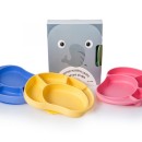 Πιάτο Σιλικόνης με Χωρίσματα Ελεφαντάκι Κίτρινο BabyWise Πιάτο Σιλικόνης με Χωρίσματα Ελεφαντάκι Κίτρινο BabyWise