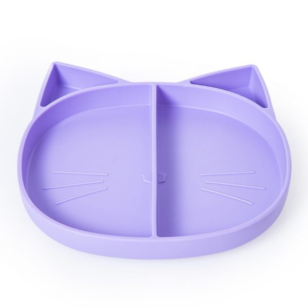 Πιάτο Σιλικόνης Μωβ Αλεπού Με Χωρίσματα Baby Wise Πιάτο Σιλικόνης Μωβ Αλεπού Με Χωρίσματα Baby Wise