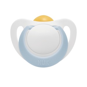 Πιπίλα Latex Nuk Star 0-6m Γαλάζιο Πιπίλα Latex Nuk Star 0-6m Γαλάζιο