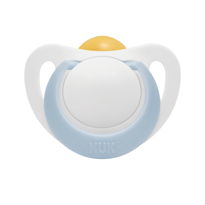 Πιπίλα Latex Nuk Star 0-6m Γαλάζιο Πιπίλα Latex Nuk Star 0-6m Γαλάζιο