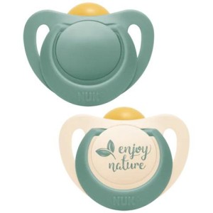 Πιπίλα Λατέξ Nuk For Nature 0-6m Πράσινο - Λευκό Πιπίλα Λατέξ Nuk For Nature 0-6m Πράσινο - Λευκό