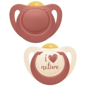 Πιπίλα Λατέξ Nuk For Nature 0-6m Ροζ - Λευκό Πιπίλα Λατέξ Nuk For Nature 0-6m Ροζ - Λευκό