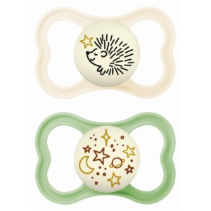 Πιπίλα Supreme Night Σιλικόνης 6-16 μηνών - Unisex – Κρεμ - Πράσινο - MAM Πιπίλα Supreme Night Σιλικόνης 6-16 μηνών - Unisex – Κρεμ - Πράσινο - MAM