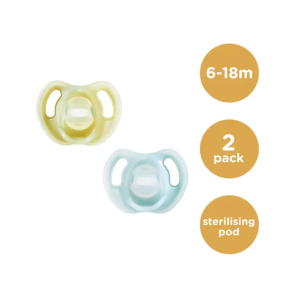 Πιπίλες Σιλικόνης 2τμχ 6-18m Tommee Tippee Ultra Light