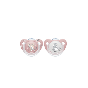 Πιπίλες Σιλικόνης 2τμχ Disney Bambi 0-6m Nuk