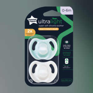 Πιπίλες Σιλικόνης Ultra Light 0-6m 2τμχ Tommee Tippee