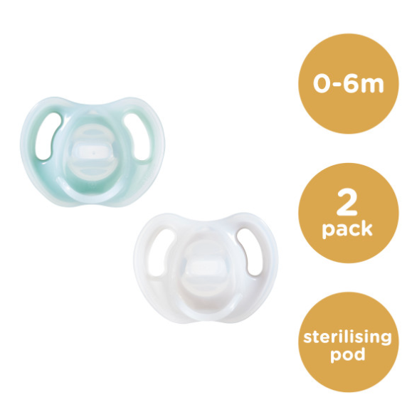 Πιπίλες Σιλικόνης Ultra Light 0-6m 2τμχ Tommee Tippee