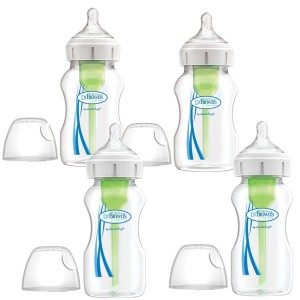 Πλαστικά Μπιμπερό Natural Flow Options+ με Φαρδύ Λαιμό 2x270ml & 2x330ml Dr Brown's Πλαστικά Μπιμπερό Natural Flow Options+ με Φαρδύ Λαιμό 2x270ml & 2x330ml Dr Brown's