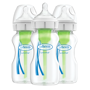 Πλαστικό Μπιμπερό με Φαρδύ Λαιμό Options+ & Θηλή Σιλικόνης 3τμχ 270ml Dr. Brown's Πλαστικό Μπιμπερό με Φαρδύ Λαιμό Options+ & Θηλή Σιλικόνης 3τμχ 270ml Dr. Brown's