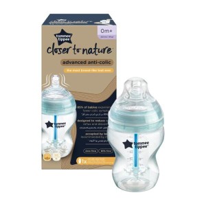 Πλαστικό Μπιμπερό Advanced Anti-Colic 260ml 0m+Tommee Tippee Πλαστικό Μπιμπερό Advanced Anti-Colic 260ml 0m+Tommee Tippee