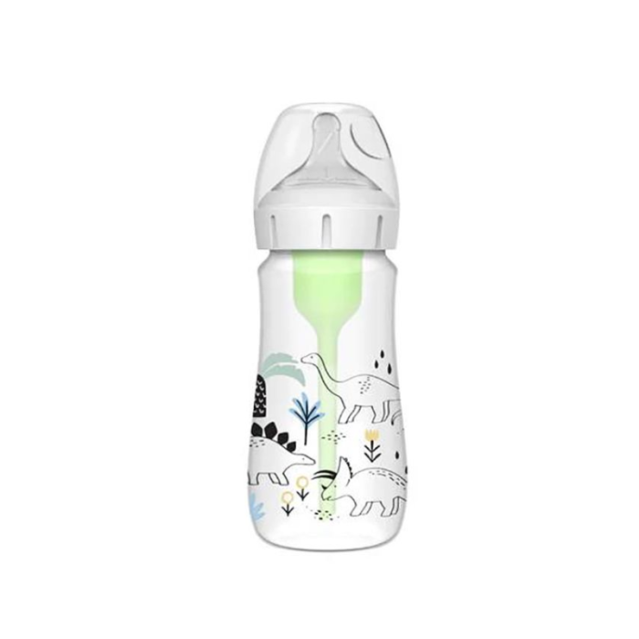 Πλαστικό Μπιμπερό Με Φαρδύ Λαιμό Options+ & Θηλή Σιλικόνης 270ml Δεινόσαυροι Dr. Brown's Πλαστικό Μπιμπερό Με Φαρδύ Λαιμό Options+ & Θηλή Σιλικόνης 270ml Δεινόσαυροι Dr. Brown's
