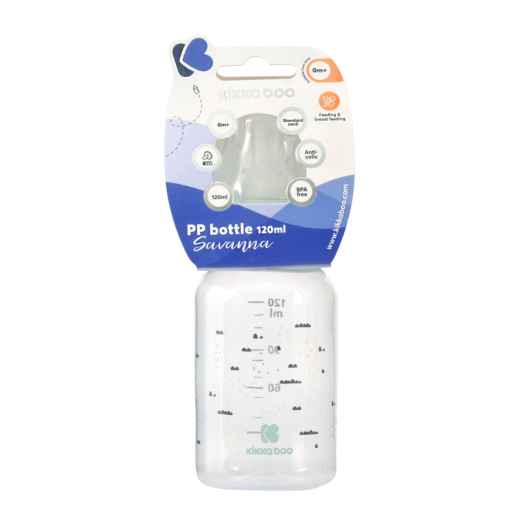 Πλαστικό Μπιμπερό PP 120ml Savanna Mint Kikka Boo