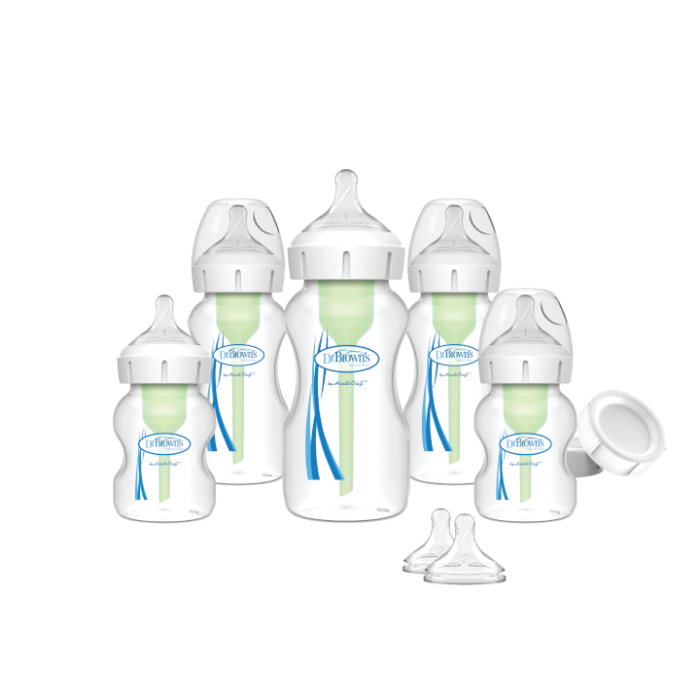 Πλαστικό Μπιμπερό Σετ Δώρου Πλαστικό Με Φαρδύ Λαιμό OPTIONS+ Dr. Brown's