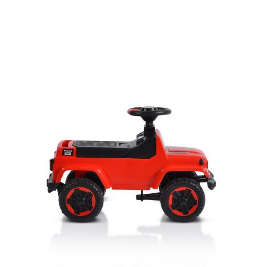 Αστυνομικό Ποδοκίνητο Αυτοκινητάκι Κόκκινο Με Λαβή Γονέα Moni