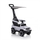 Αστυνομικό Ποδοκίνητο Αυτοκινητάκι Λευκό Με Λαβή Γονέα Moni