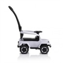 Αστυνομικό Ποδοκίνητο Αυτοκινητάκι Λευκό Με Λαβή Γονέα Moni