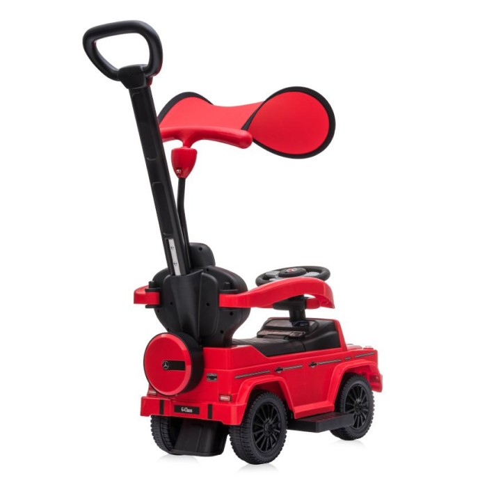 Ποδοκίνητο Αυτοκινητάκι Με Σκίαστρο και Λαβή Γονέα Mercedes G350D Κοκκίνο Lorelli