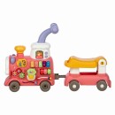 Ποδοκίνητο Μαγικό Τρενάκι 5 Σε1 Ροζ FreeOn