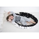 Πολυχρηστικό Μαξιλάρι Snuggly Snake Βαμβακερό Μαύρα Αστέρια Minene Πολυχρηστικό Μαξιλάρι Snuggly Snake Βαμβακερό Μαύρα Αστέρια Minene