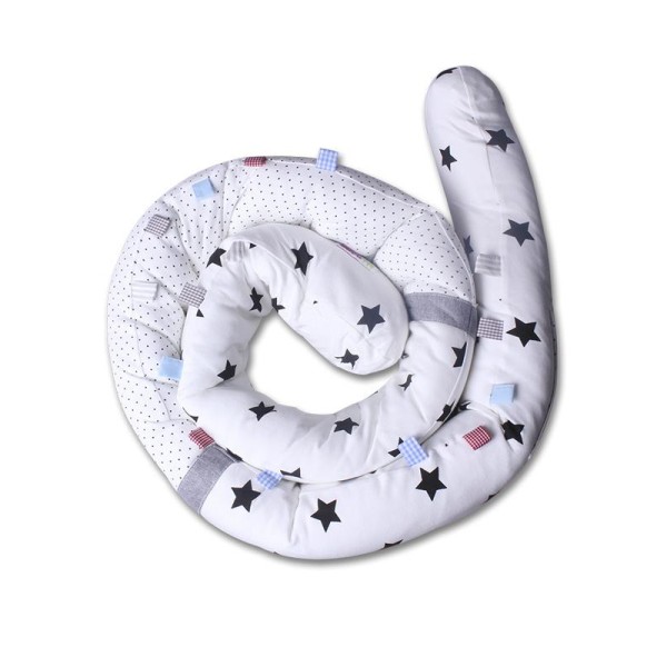 Πολυχρηστικό Μαξιλάρι Snuggly Snake Cotton Shiny Star Black Minene Πολυχρηστικό Μαξιλάρι Snuggly Snake Cotton Shiny Star Black Minene