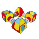 Πολύχρωμη Παιδική Σκηνή Τούνελ 8 Σε 1 Πολύχρωμη Παιδική Σκηνή Τούνελ 8 Σε 1