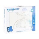 Πολυτελής σούπερ μαλακή κουβέρτα 110/140 Love Pingus Μπλε Kikka Boo