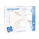 Πολυτελής σούπερ μαλακή κουβέρτα 110/140 Love Pingus Γκρι Kikka Boo