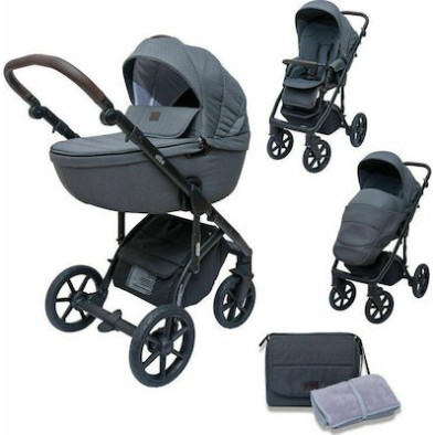 Πολυκαρότσι 2 σε 1 Atta Black Dots Dovadi