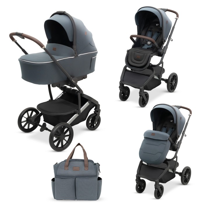 Πολυκαρότσι 2 σε 1 Fly Night Grey Dovadi