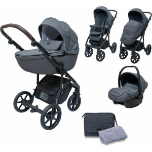 Πολυκαρότσι 3 σε 1 Atta Black Dots Dovadi