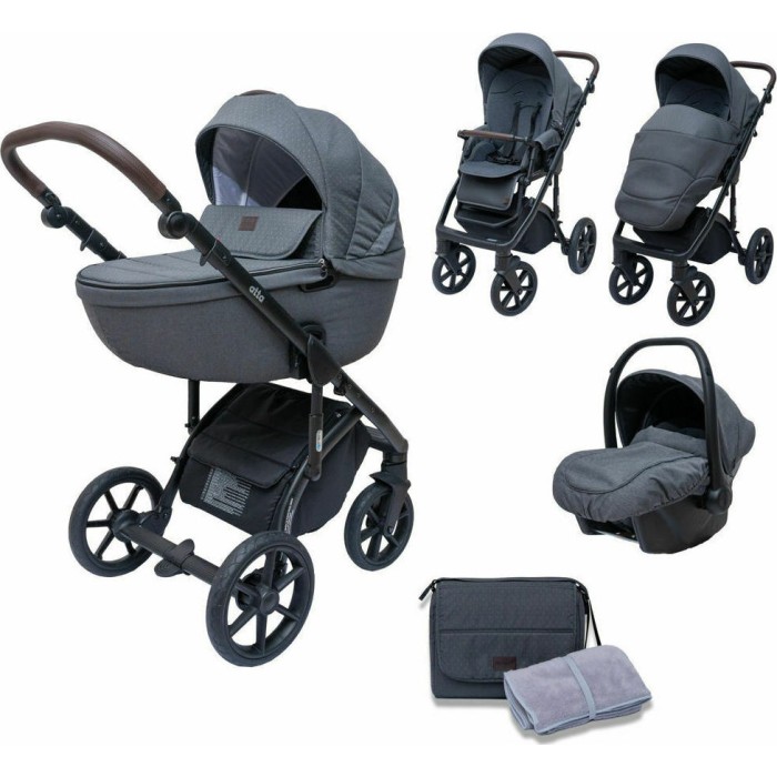 Πολυκαρότσι 3 σε 1 Atta Black Dots Dovadi