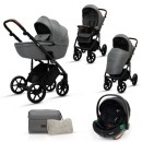 Πολυκαρότσι 3 σε 1 Atta Total Grey Dovadi Πολυκαρότσι 3 σε 1 Atta Total Grey Dovadi