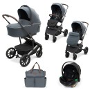 Πολυκαρότσι 3 σε 1 Fly Night Grey Dovadi