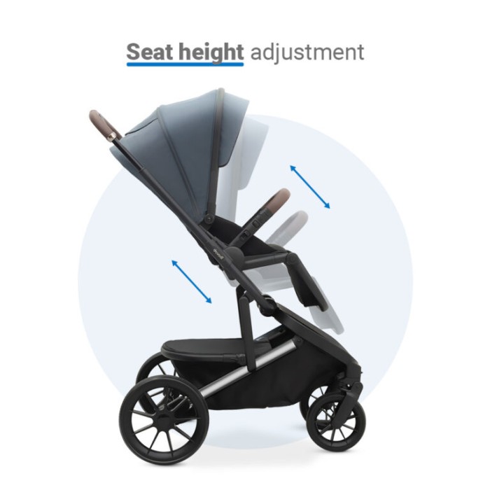 Πολυκαρότσι 3 σε 1 Fly Night Grey Dovadi