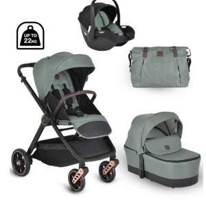 Πολυκαρότσι 3 σε 1 Macan Green Cangaroo