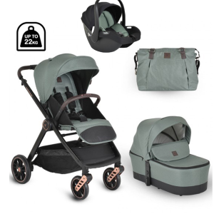 Πολυκαρότσι 3 σε 1 Macan Green Cangaroo